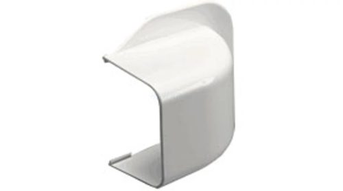 Dekorcsatorna íves fali csatlakozó (Vecamco) 65x50 mm