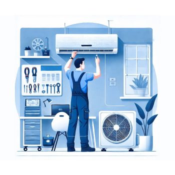   Klímaszerelés 3 méter csövezéssel, klímatartó konzollal, csavarokkal és 1 faláttöréssel Kecskemét 25 kilométeres környezetében.